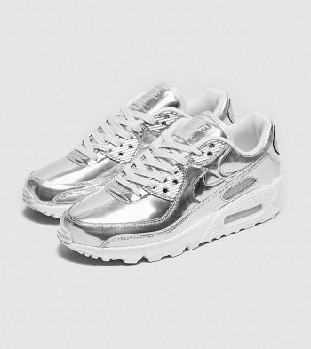 Botasky Nike Air Max 90 'Metallic Pack' Air Max 90 'Metallic Pack' - Damske Topanky Siva | DAT-35402